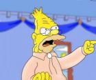 Παππούς Simpson Αβραάμ πατέρας να Homer Simpson